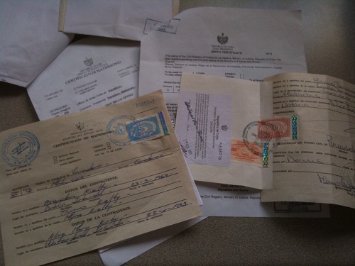Cuban certificates